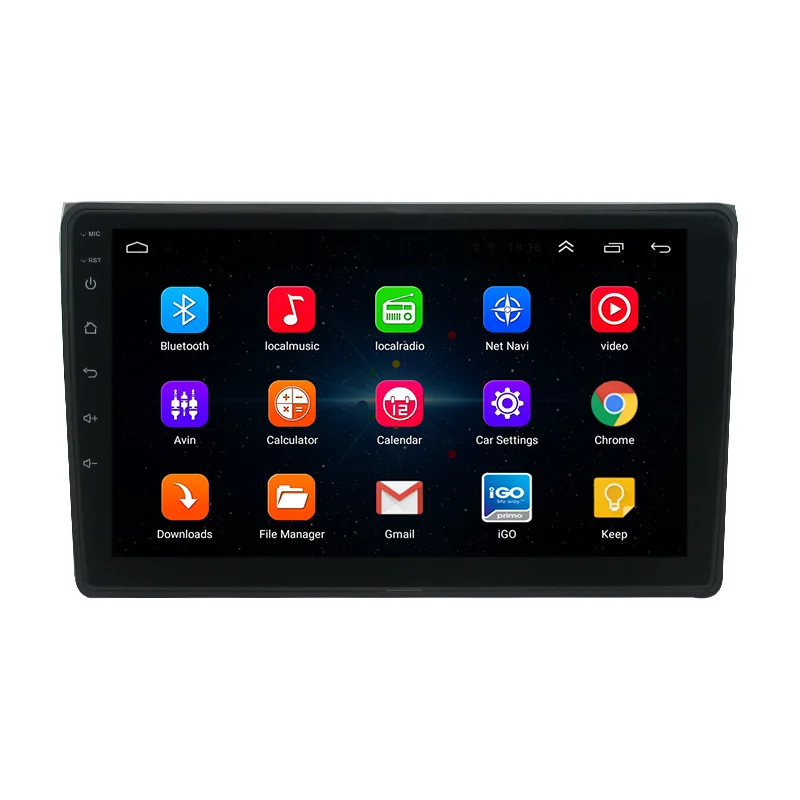 9 Inches Screen Android 9.1 GPS BT WiFi RDS Radio 1080P HD Video Car DVD Player for Audi A4 2002-2008