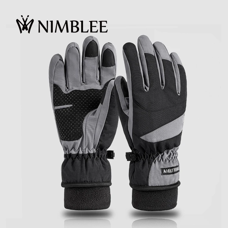 High quality ski biker waterproof snowboard cycling touchscreen gloves cotton & mittens winter logo ski gloves