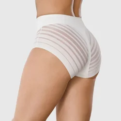 Women Lace Stripe Undetectable Classic Shaper Panty For Everyday Shaping Ladies Tummy Control Shape Underwear