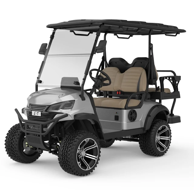Borcart Custom Battery Powered 4 Seater Golf Cart Golf Carts For Sale with Lithium Utility Vehicles