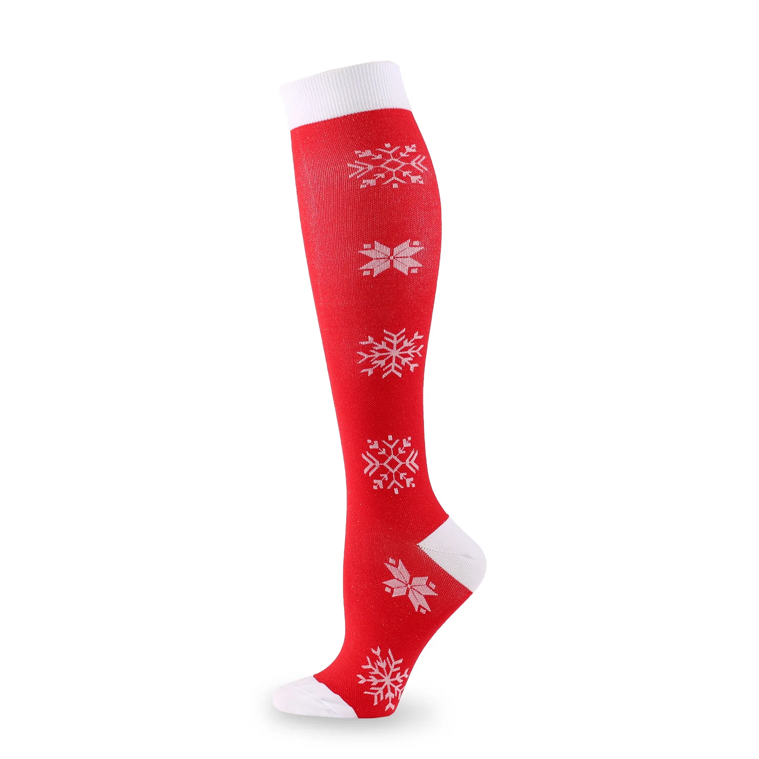 Wholesale Dress Socks High Quality Unisex Christmas Tube Varicose Veins Compression Socks for Running