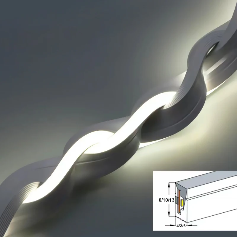 High cri 90 3x8 4x8 10x10 16x16 10x20 mm high quality silicone 12 v 24 v 3mm 4mm 5mm 6mm mini neon led tube rope strip lights