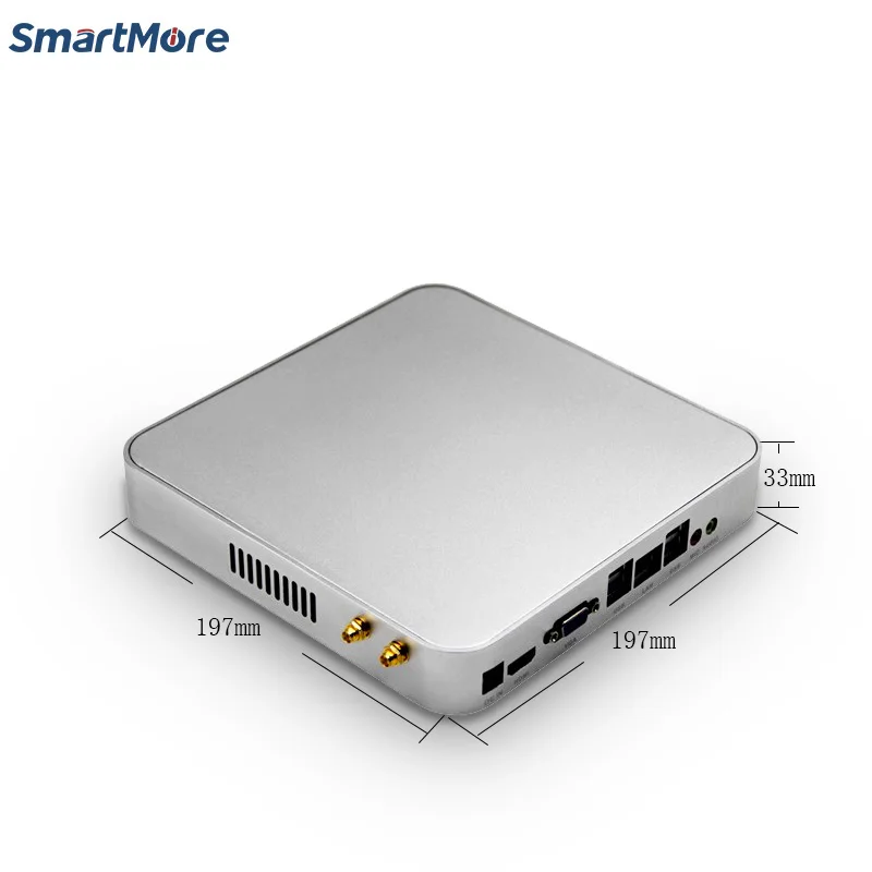 SmartMore Support Baytrail-I D M series processor N2806 Mini Computer I5 Industrial Personal PC