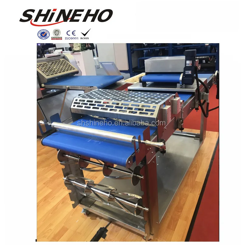 5 Blades Croissant Dough Dividing Cutting Machine Croissant Forming Machine