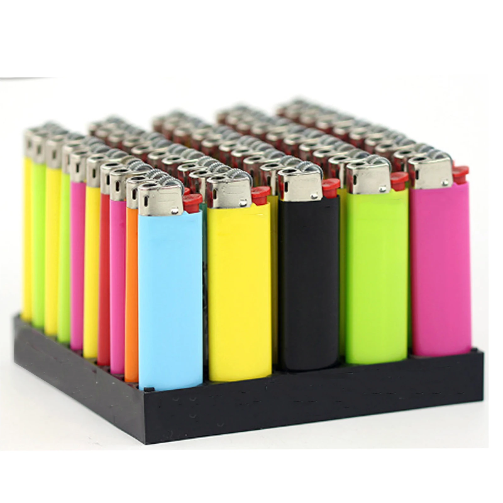 Special Edition Maxi Pocket Lighter Tray 53pcs Cute Mini Disposable Plastic Cigarette Lighters Windproof Safety Features J6 J26