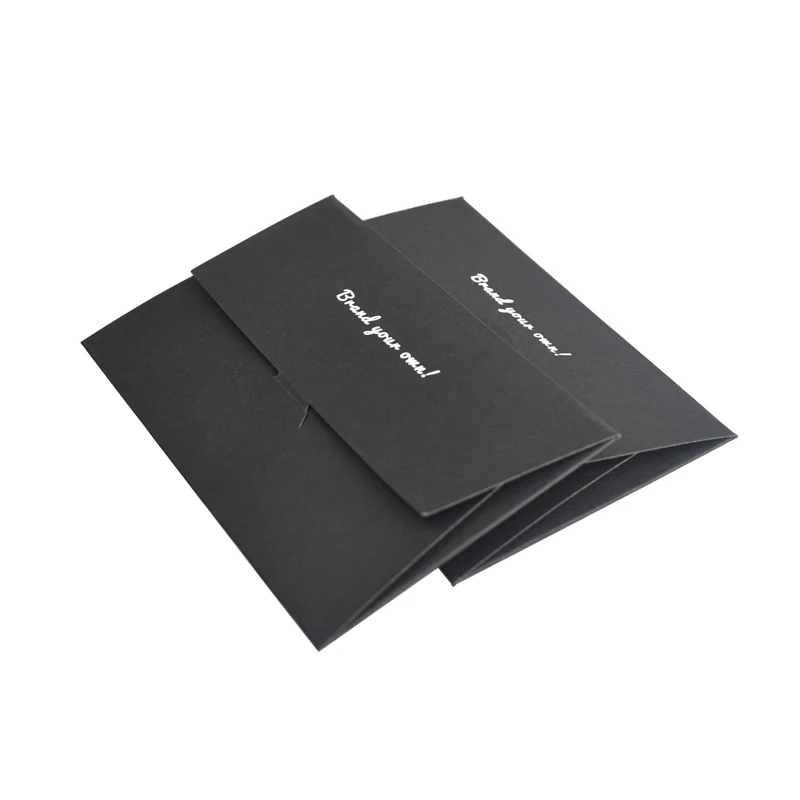 Zuoluo Black Envelopes Manufacturers silk Printing Gift Card Holders Sleeves Envelopes with luxury papers