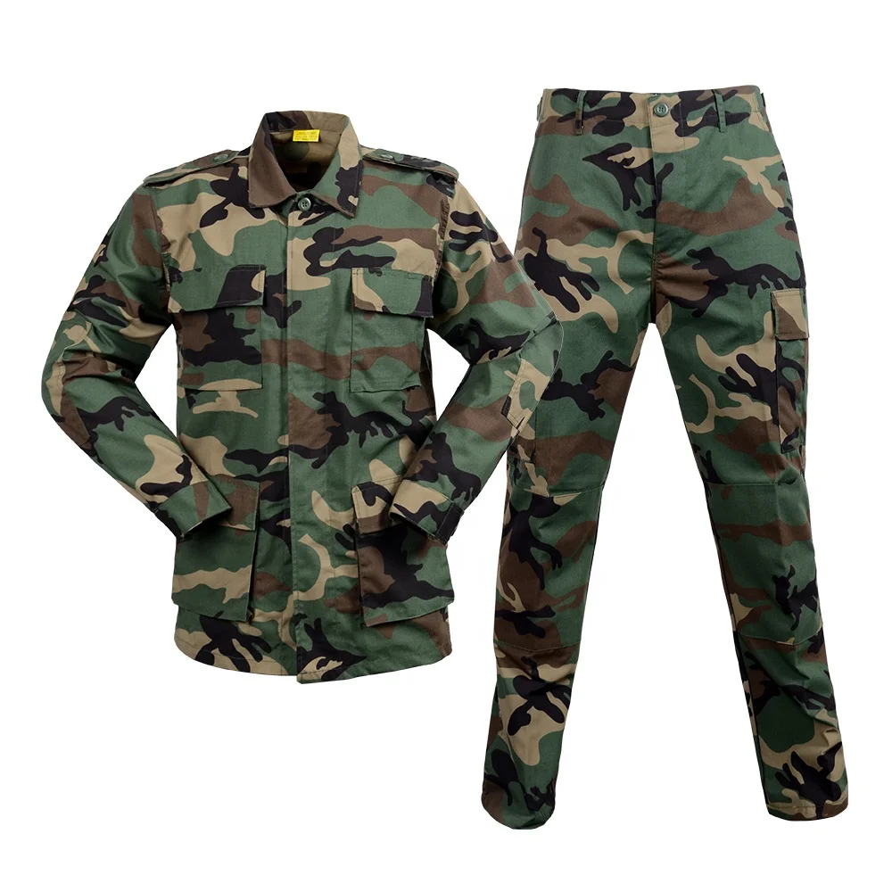 High Quality BDU Uniform Green Security Guard Uniform Camouflage BDU Uniform