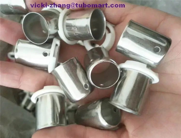 OEM factory 304 Steel Sleeve U TH Types For Fitting 16-32mm Stainless press fittings rings with customized drawing service