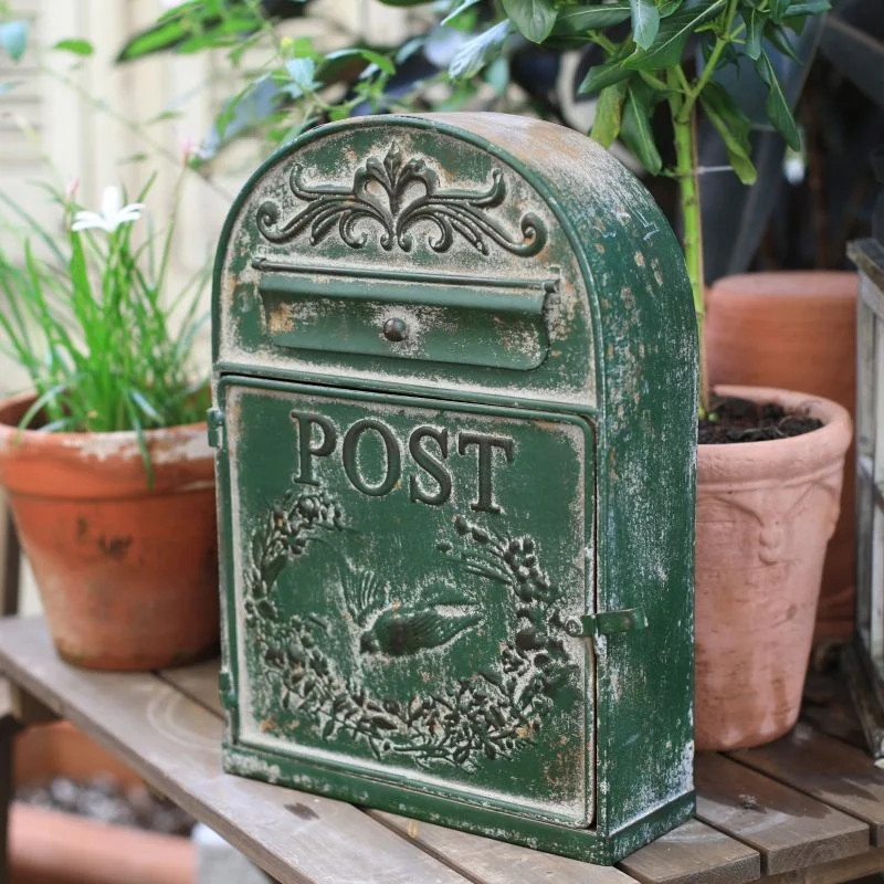 Праздничный настенный подвесной почтовый ящик, украшения для входной двери, металлический почтовый ящик, внутреннее и наружное украшение