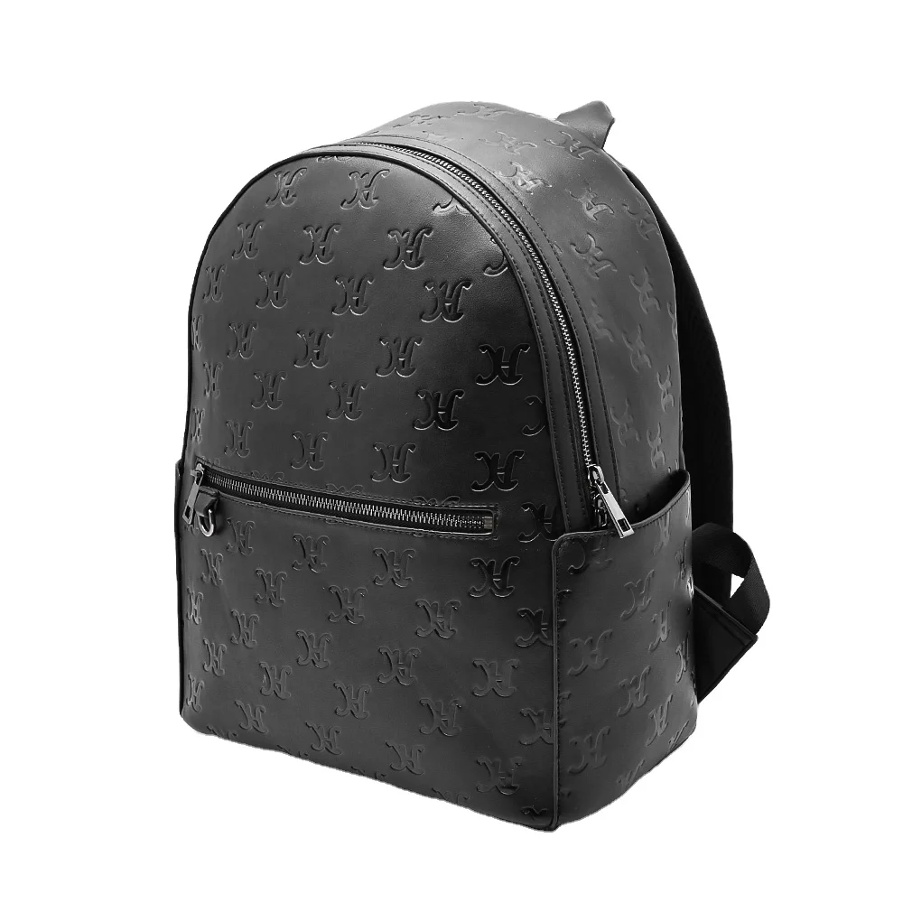 Dad Mom Custom Logo Waterproof PU Leather Baby Diaper Bag Backpack With Insulated Pockets