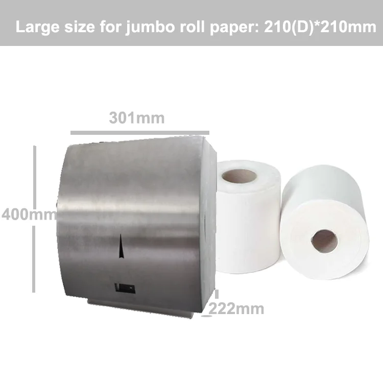 Infrared sensor paper dispenser wall mounted SS 304 toilet tear go paper towel dispenser hygiene products