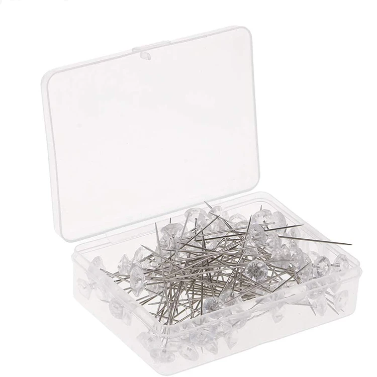 INUNION Factory Wholesale Pearl Diamond Round Head Pins Florists Dressmaker Sewing Pin Dressmaking Weddings Corsage Pins