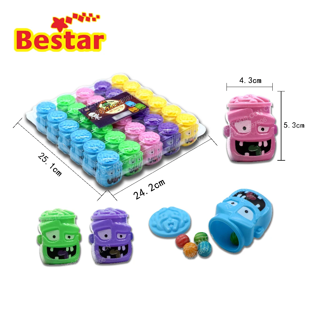  Halloween Series Candy Fruit Flavor Bubble Gum