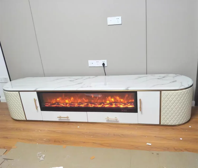 modern electric fireplace tv stand cabinet with drawers