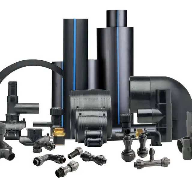Фитинги для электрофузионных труб HDPE от производителя SDR11 SDR17 Pn10 Pn16 электрофузионная равная муфта вода и газ равный тройник