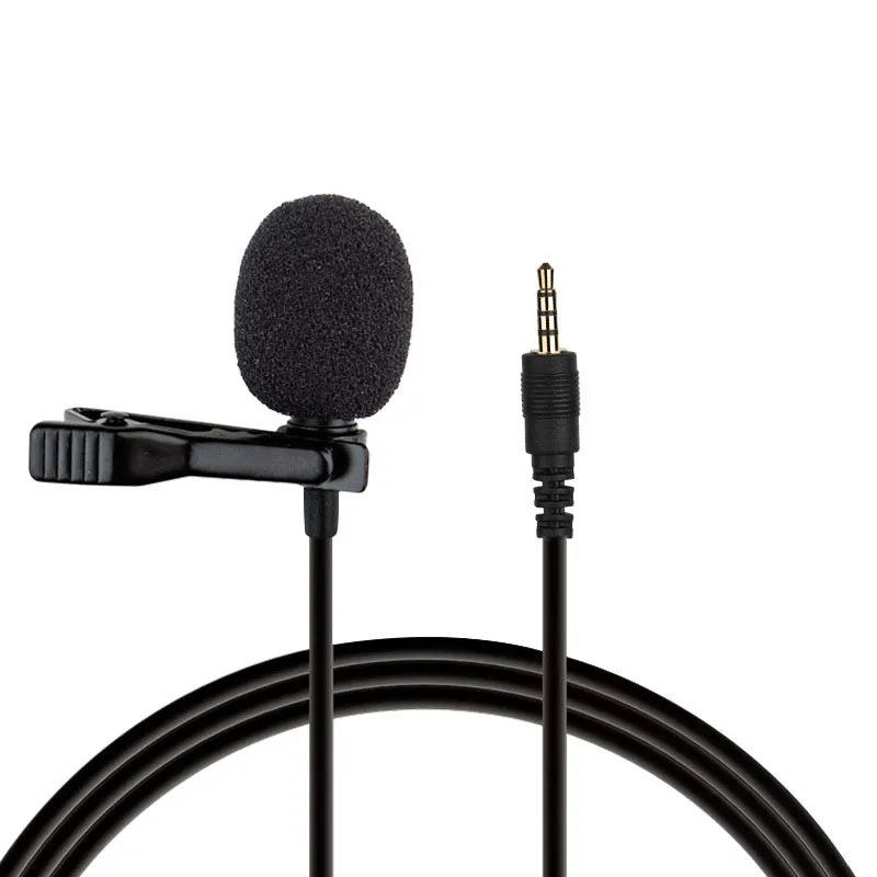 Professional Phone Audio Video Lavalier Recording Condenser Microphone