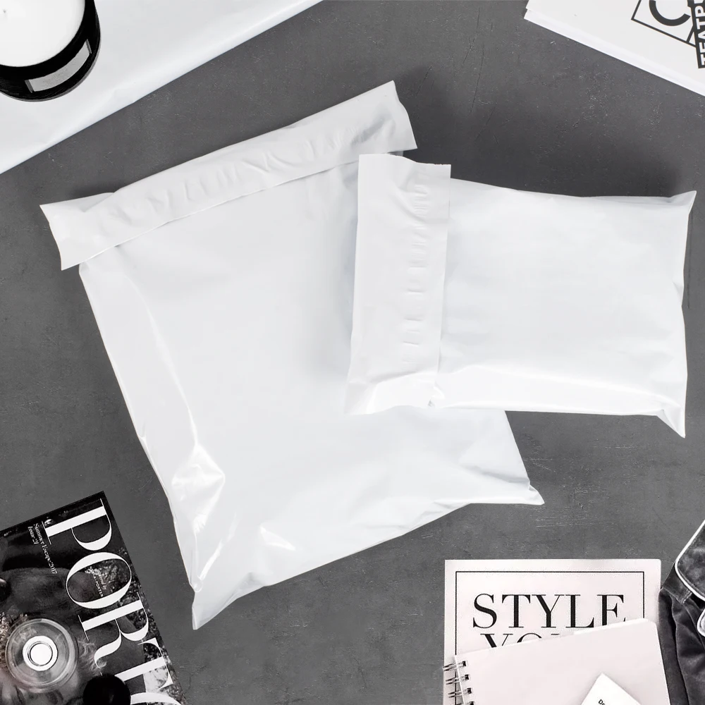 500g Mail Shipping Bag 10x13inch Cosmetic Plastic Mailing Postal Bag Transparent Big Express Customizable Poly Mailers Canada