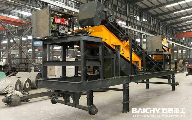 Small Portable Aggregate Granite Limestone Gravel Rock Hammer Crushing Machine Price Mining Mobile Stone Hammer Crusher For Sale 