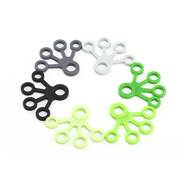 Silicone Finger Hand Exerciser Strength Training Resistance Stretcher Finger Band
