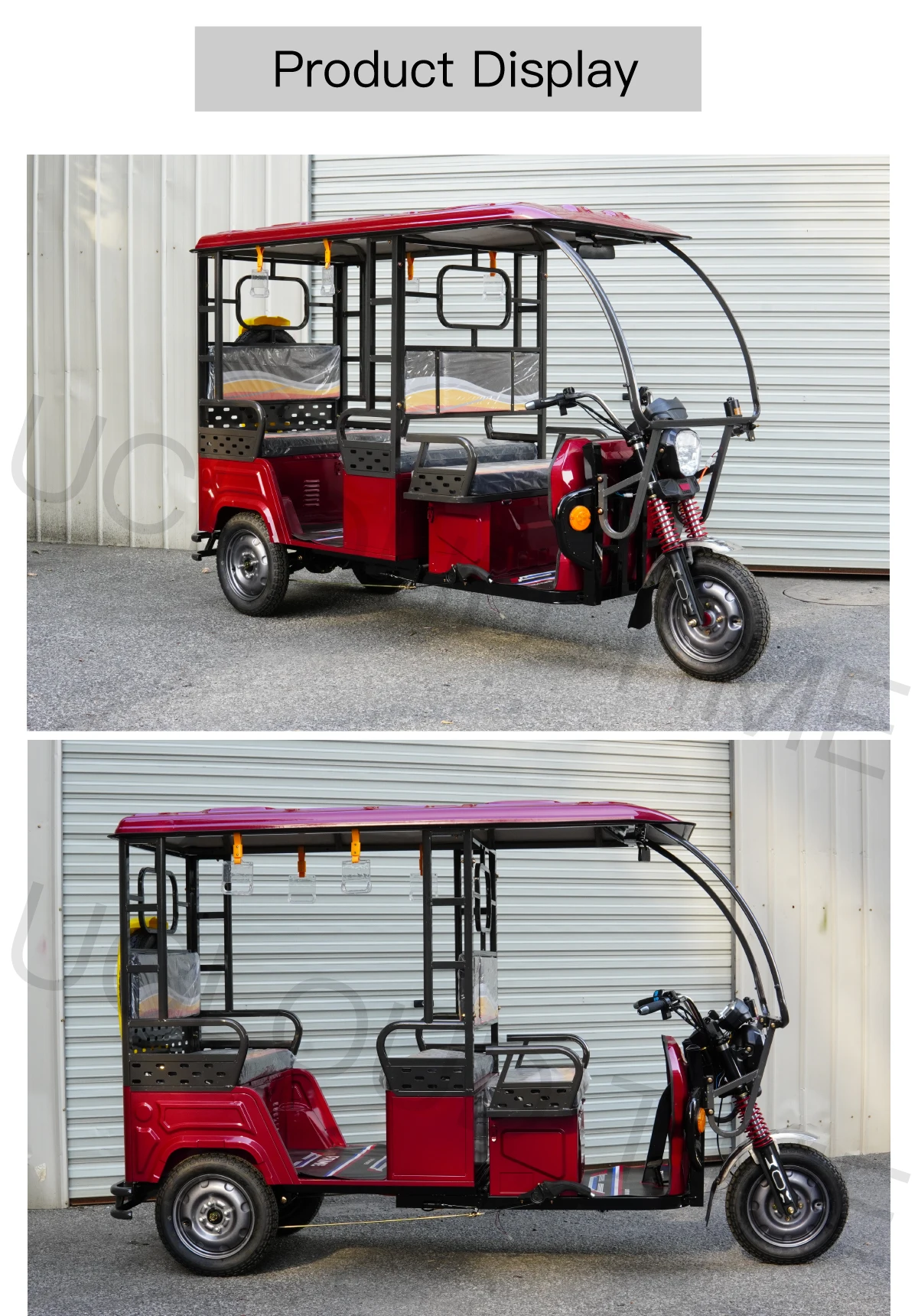 Motor System Scooter Electric Tricycle 900W 60V100AH Powerful Motorcycle Three wheel