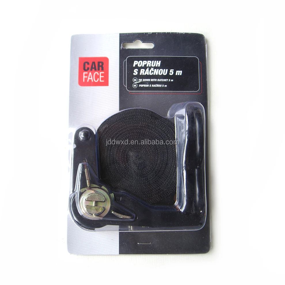 Secure Loading Cargo Lashing Belts Polyester Sling Tie-Down Ratchet Straps