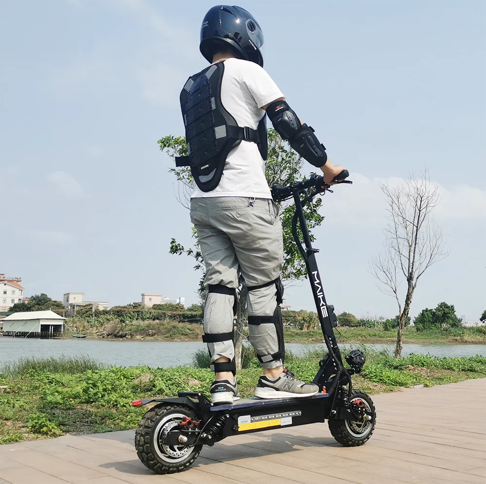 Maike KK4S dual motor 60v 26ah 3200w lithium battery for big wheel two wheel off road foldable adult fat tire   electric scooter