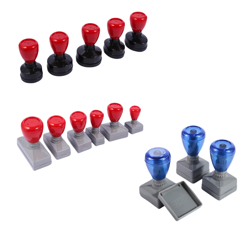 Manufacturer Kids Toy Teacher Stamp Custom Logo HA Any Size Personalized Stamp Round Shell Flash Ink Stamp