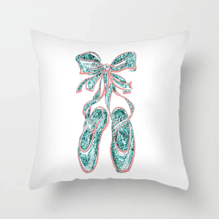 2023 New Prevent dirt pillow cover bed cover pillows home decor Home Hotel  Minimalist Comic Ballet pillow cover