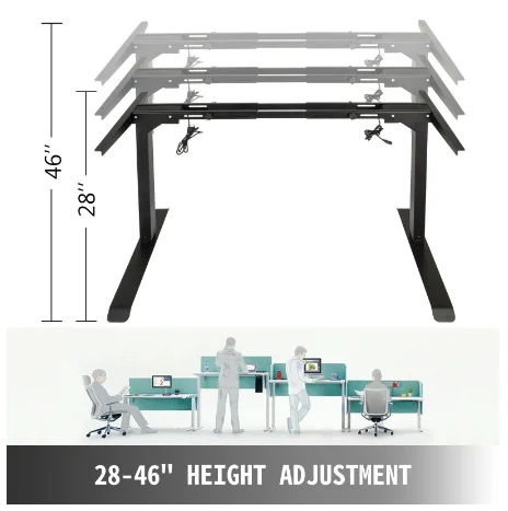 Motor driven lifting desk adjustable height for standing office