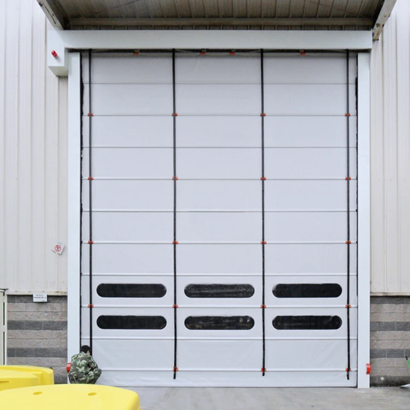 Factory Direct Sale New Design Steel material Industrial Stacking folding Door For factory