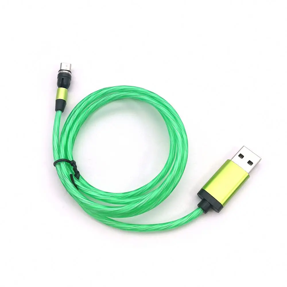 Wholesale 540 Rotation Magnetic Cable Multifunction 2.4A 3 In 1 Cell Phone Fast Charging Usb Data Android Magnetico 1M 2M