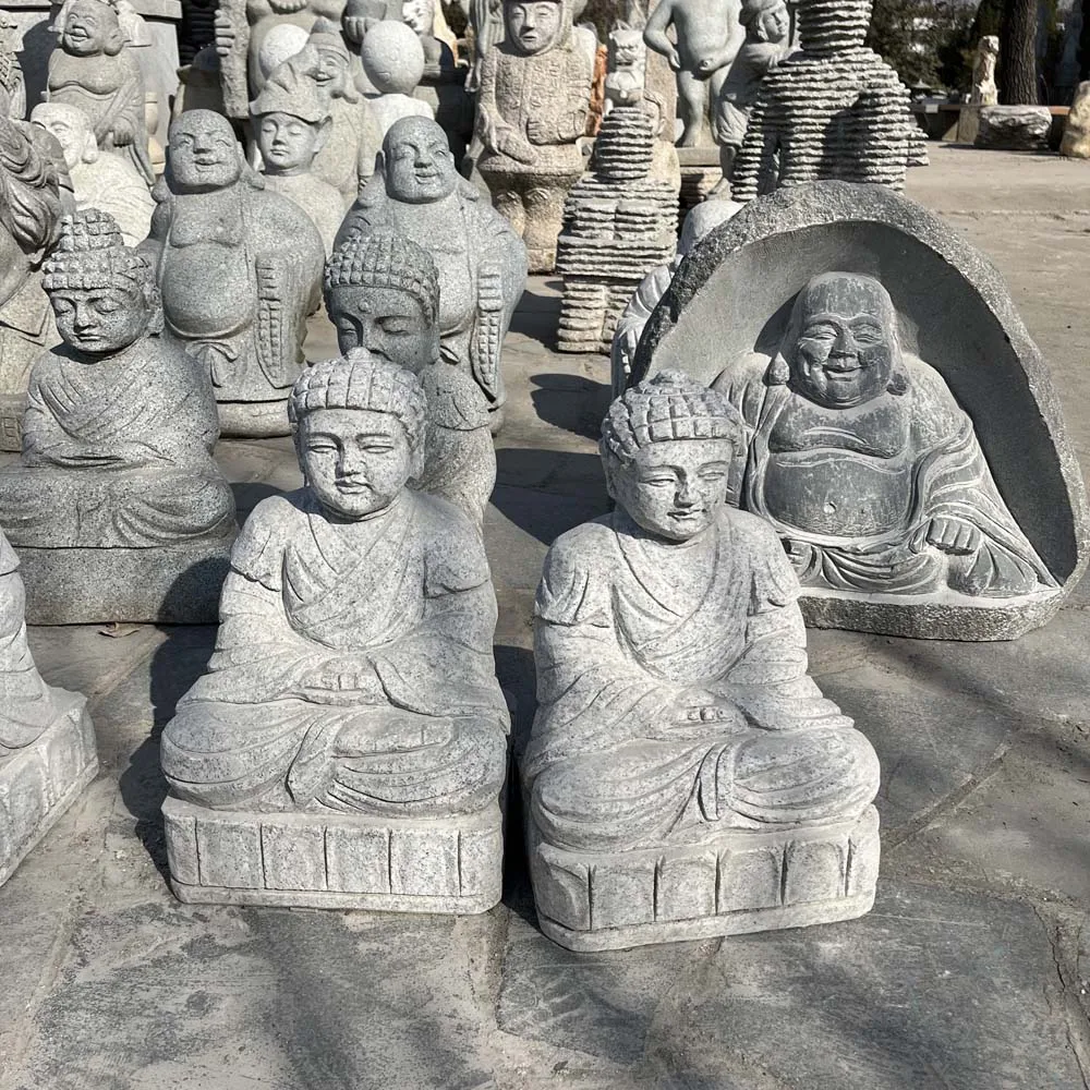 Custom Classic Design Figure Sculpture Granite Stone Buddha Statue