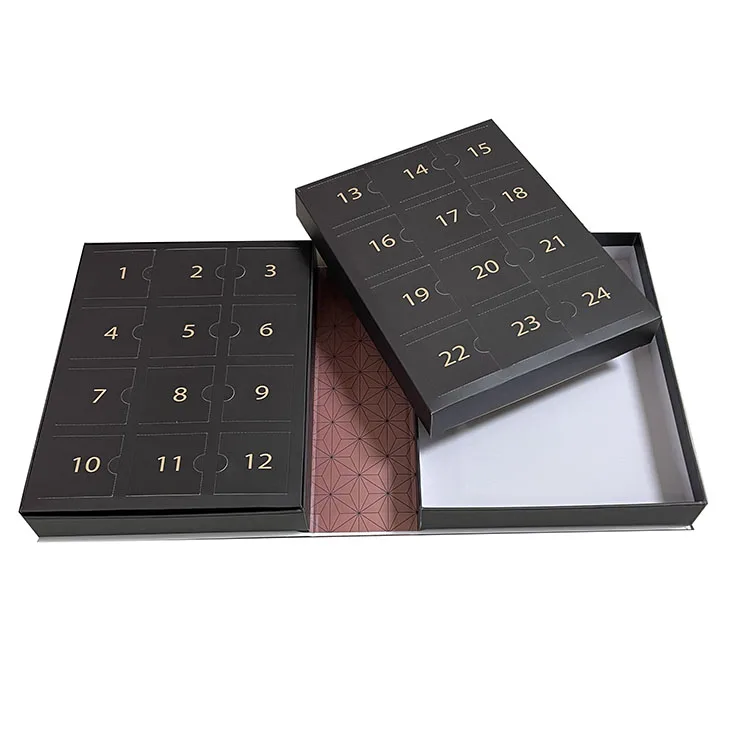 luxury handmade empty advent christmas calendars with blister