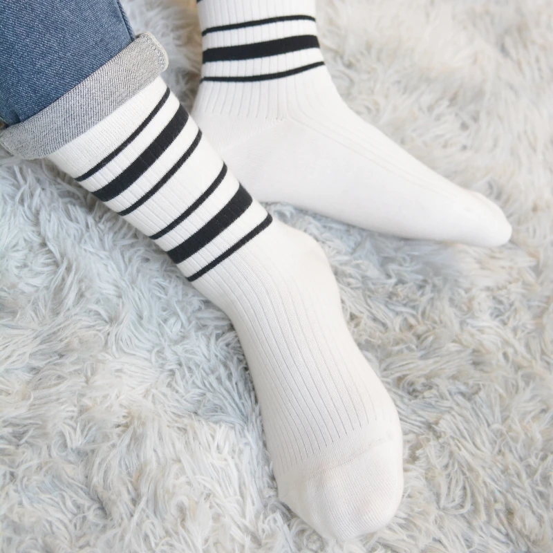 High quality halloween knee high men custom fancy crew logo and colors cotton kids ankle socks/British school uniform socks