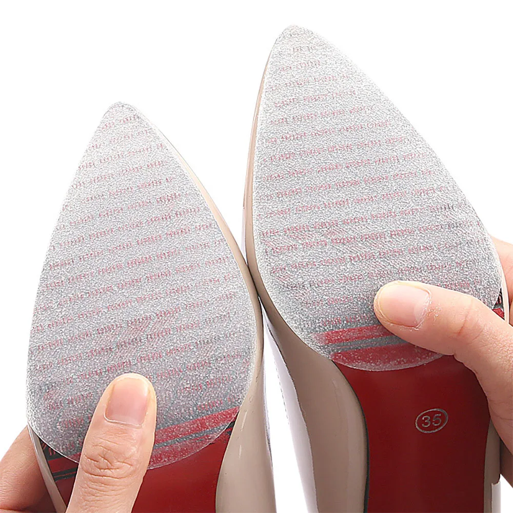 Self Adhesive Anti-Slip Crystal Clear Shoe Sole Protector for sneaker high heel red bottom shoes boots