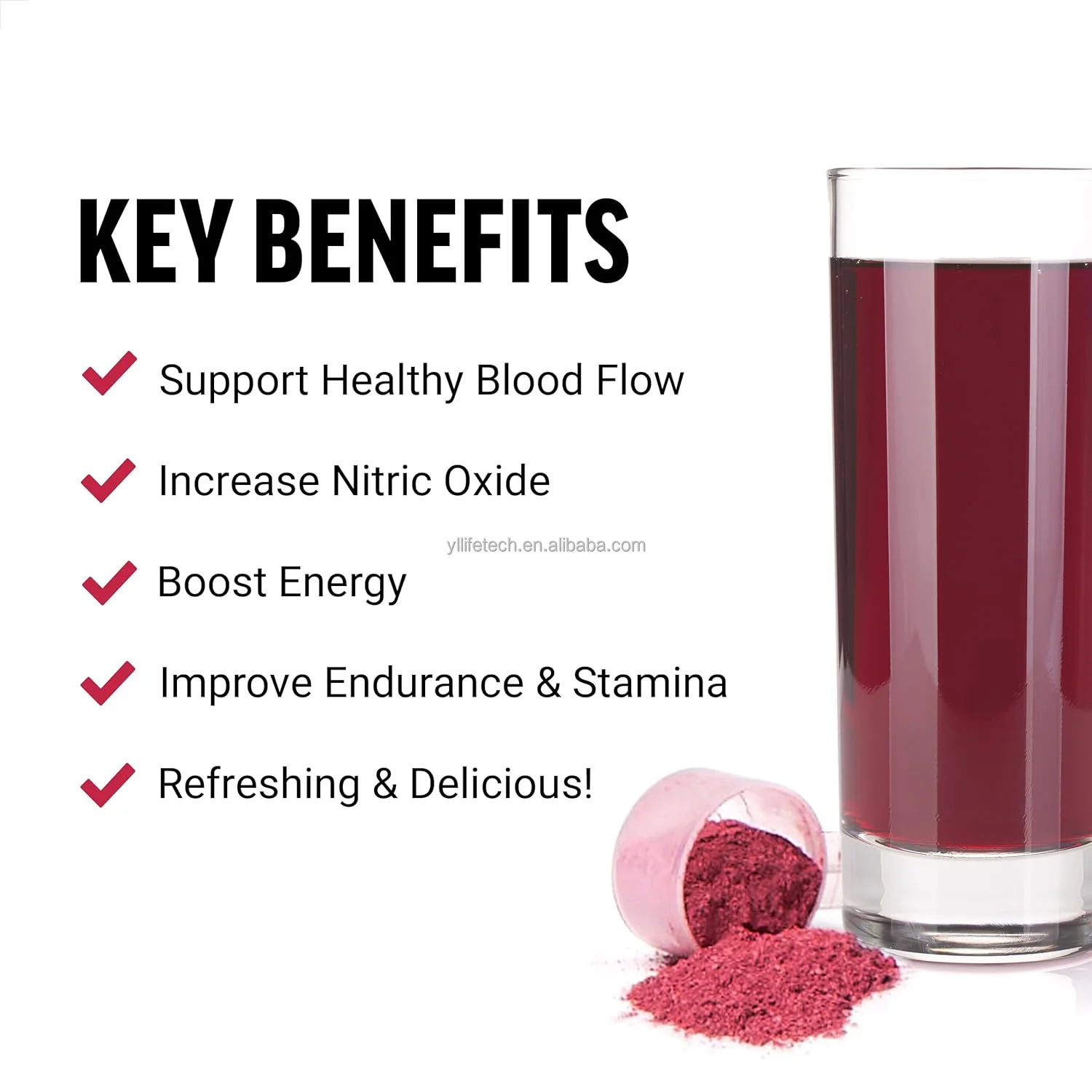 GMP Beets Root Powder Beet Juice Nitric Oxide Nitrates Dietary Supplement