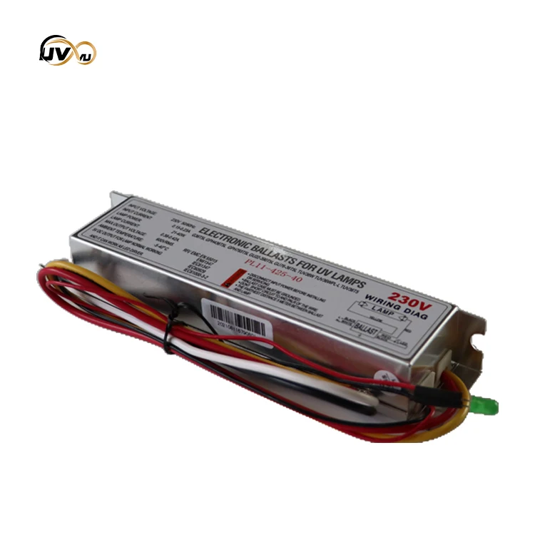 PL11-425-40 Quick Start 40W Uv Lamp Ballast Ultraviolet Disinfection Uvc Light Electronic Ballasts For Uv Germicidal Lamp