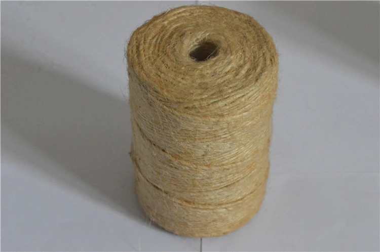 Low price reusable and washable standard quality eco friendly 100% braided jute yarn 48LBS/1PLY