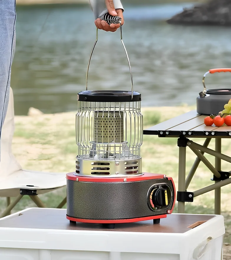 Explore the convenience of a portable gas heater for camping and outdoor activities