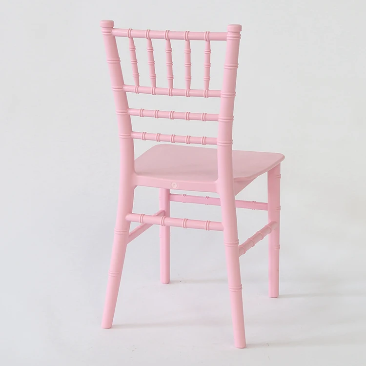Wholesale High Quality Party Hotel Event Rental Outdoor Plastic Children Kids Tiffany Chiavari Chair