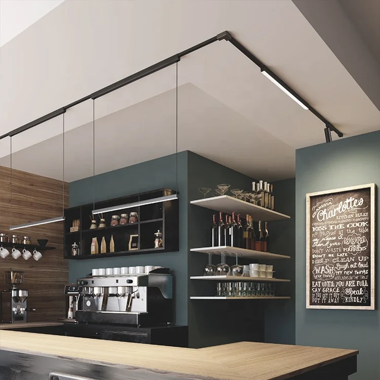 BOYIN Interior Lighting High Lumen Home Store Ceiling Surface Mounted 8W R18 Tension Cable Led Track Light system