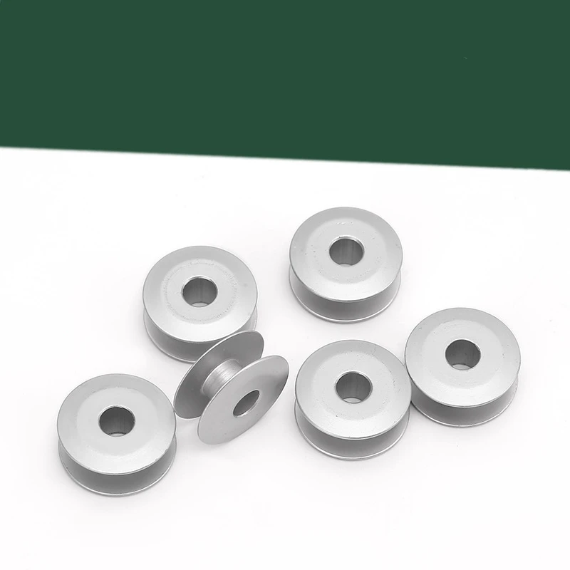 Sewing Thread Bobbins Household Sewing Machine Accessories Aluminum Spools Shuttle Core For Sewing