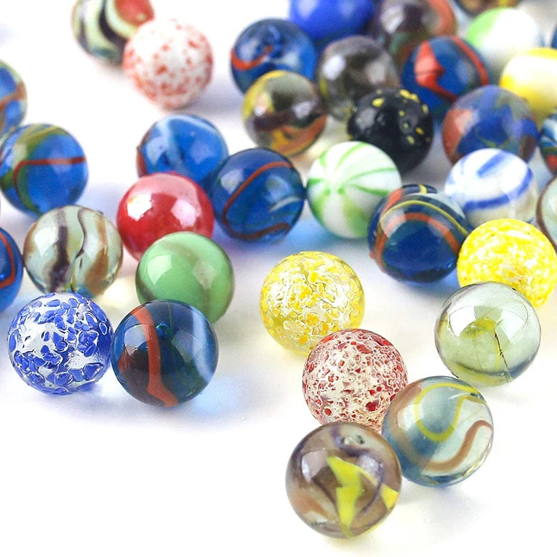 Glass Marbles Balls Charms Clear Pinball Machine Home Decor for Fish Tank Vase Aquarium Toys for Kids Children