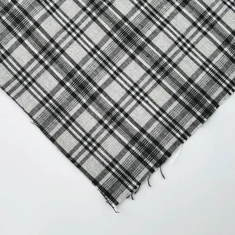 21 Terylene Yarn-Dyed Fabric 135 Square Grams Plaid Jacquard Woven Fabric for Spring and Summer-in Stock