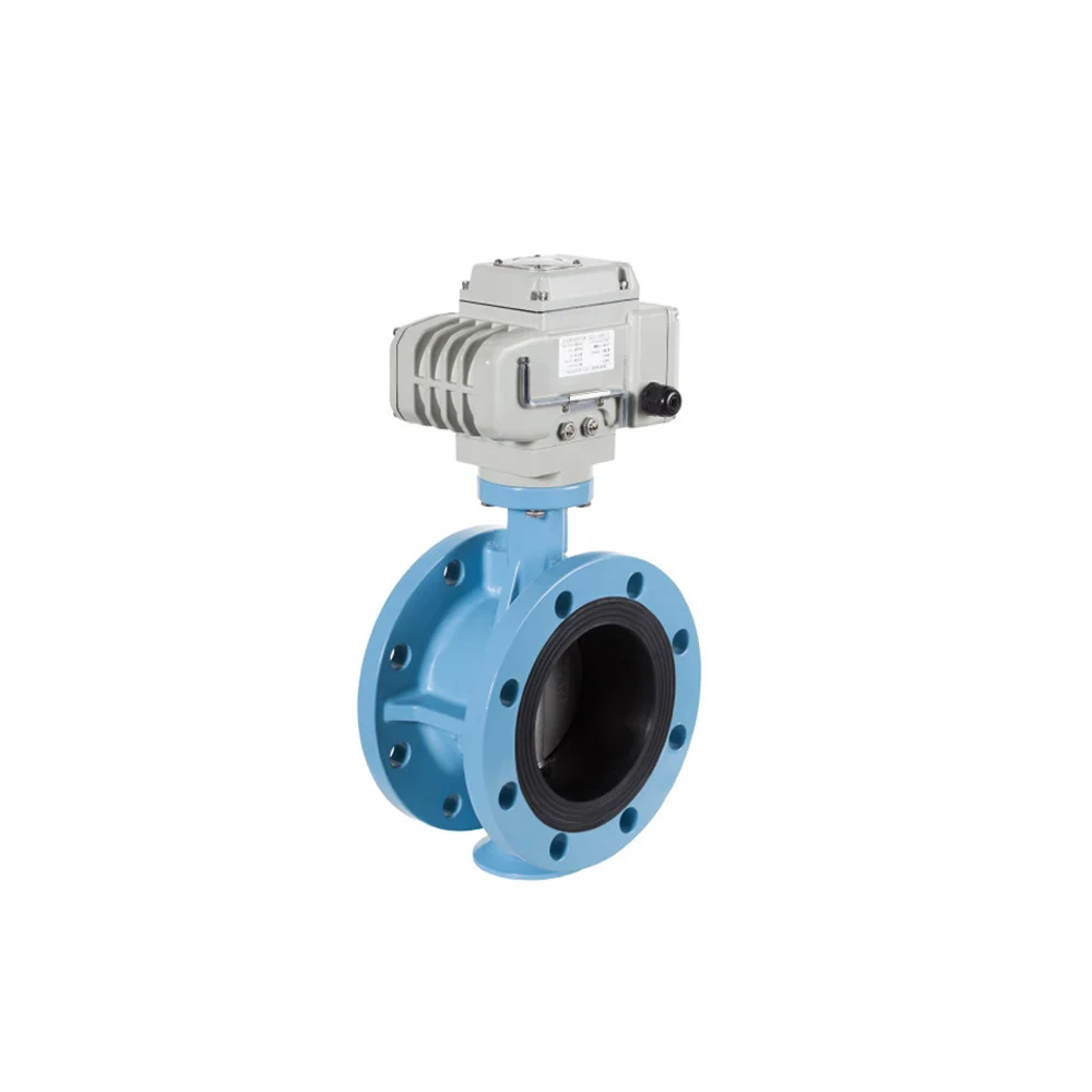 Turbine stainless steel ductile iron body dn400 pneumatic actuator butterfly valve