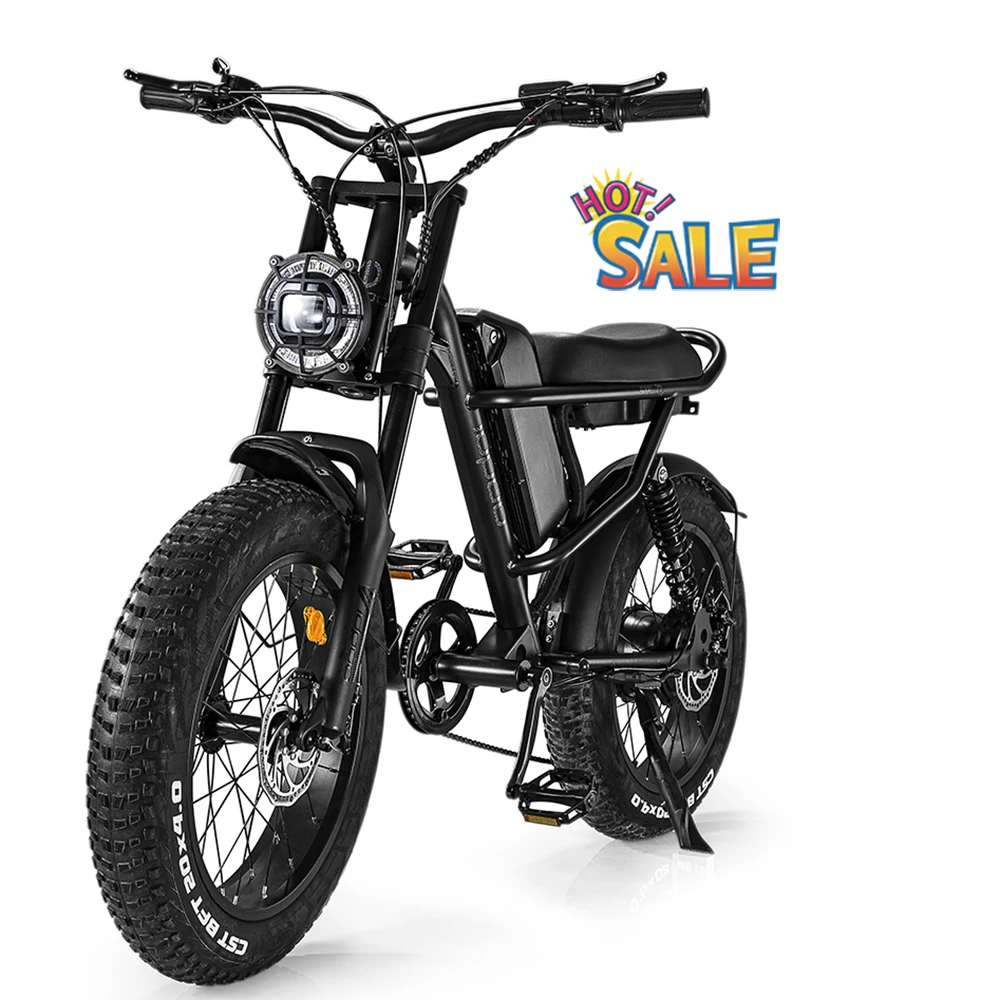 Off road vintage retro 500w 48v e-bicycle eu stock 20 inch fat tire electric bike europe warehouse ebike