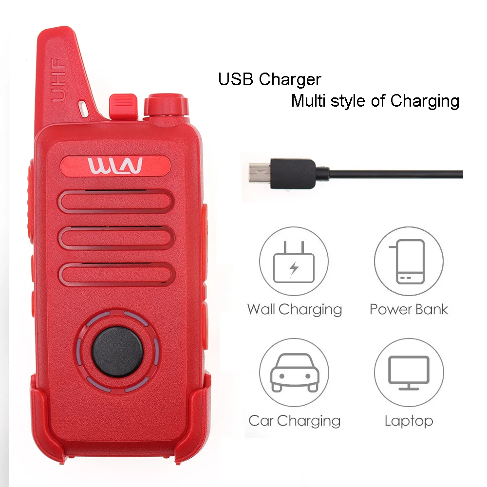 Wln Ptt Kd-c1 Plus Uhf 400-470  Two Way Radio Handy Commercial  Communications Wireless Intercom Chile Home Use Walkie Talkie