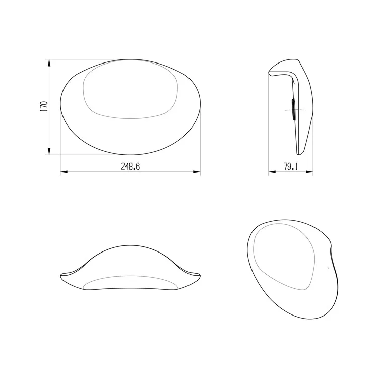 Waterproof Comfort Spa Pu Bath Tub Head Rest Pillow Bathtub Neck Pillow