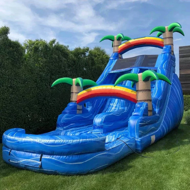 2022 New Design Inflatable Water Slide For Kid Commercial Activities Inflatable Pool Slide Water Slides Backyard Inflatable