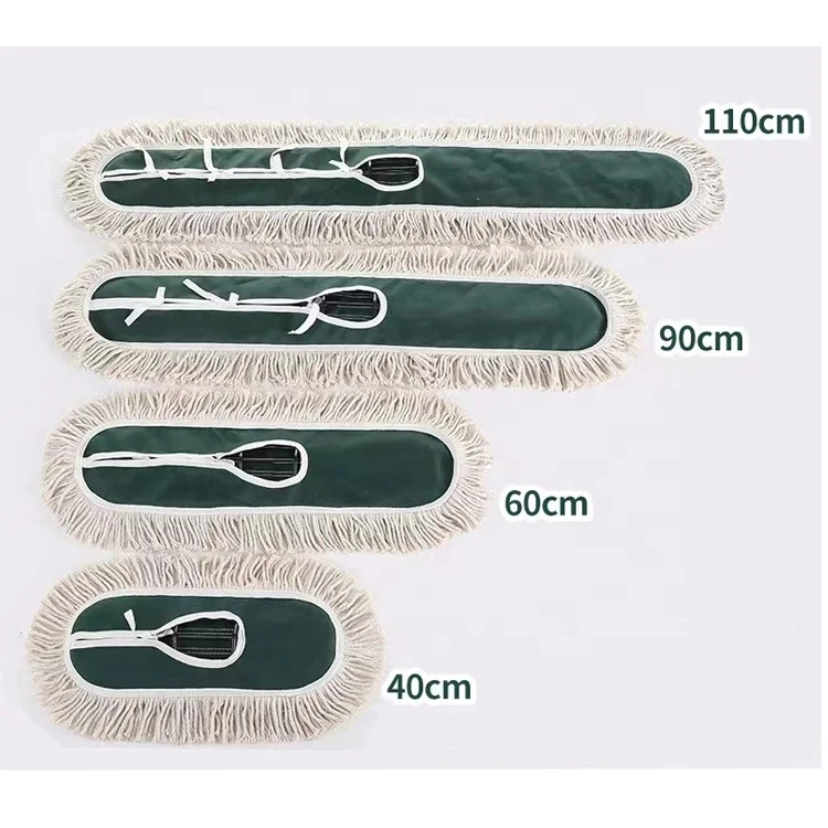 90cm Professional Sweeping Dust Floor Cotton Flat Mop for Lobby Hall Mall Hotel Hospital